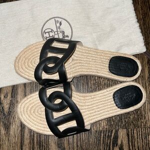 Famosa Hermes sandals size 40 eu